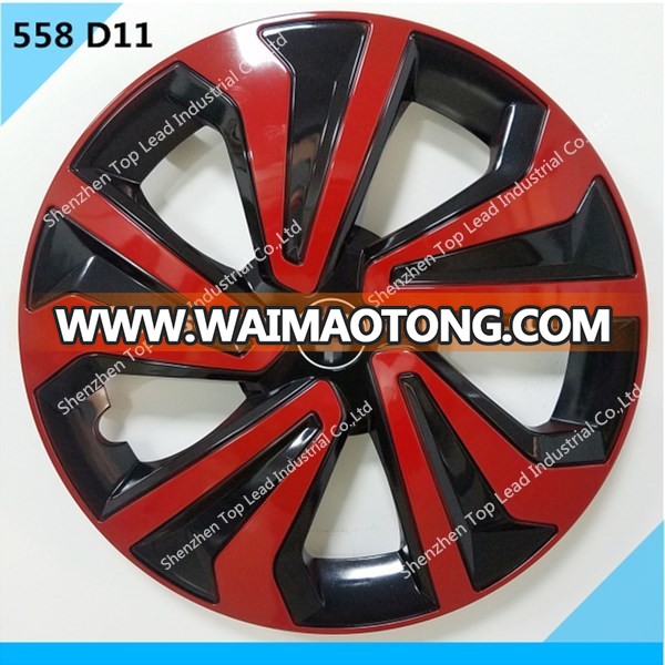 Color hubcaps wheel cover 13 inch wheel cover plastic car wheel cover For Universal Car Use